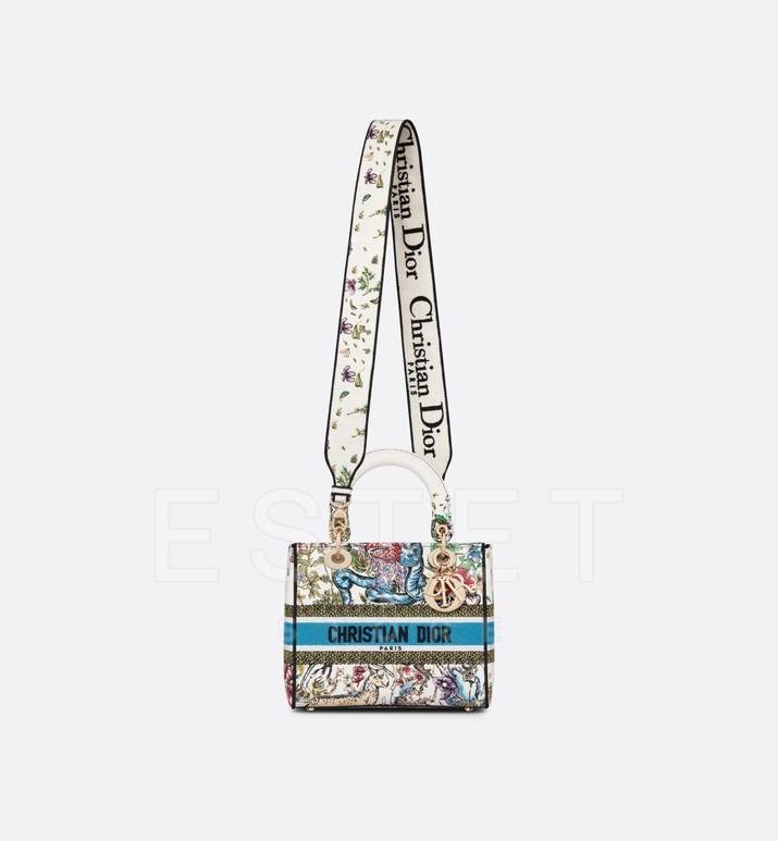Сумка Dior Lady D-lite Белая