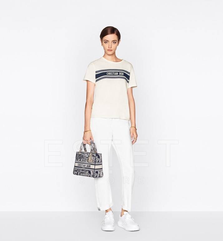 Сумка Dior Lady D-lite Белая