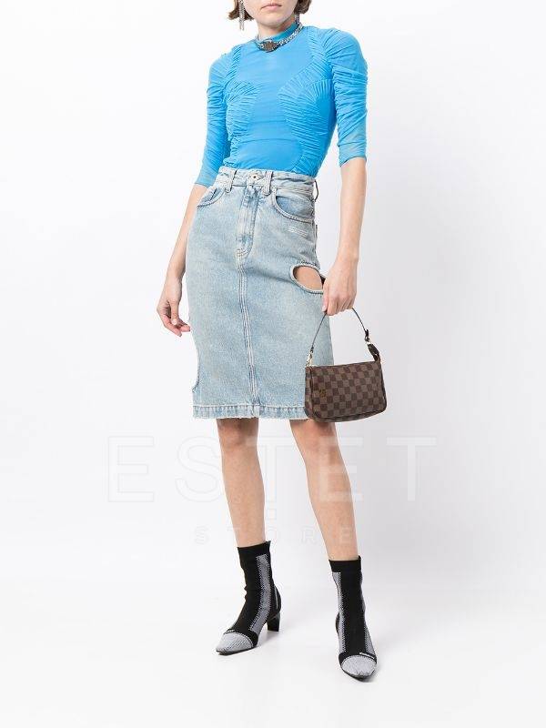 Сумка Louis Vuitton Pochette Accessoires 2008 Коричневая
