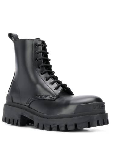 Ботинки Balenciaga Combat Черные