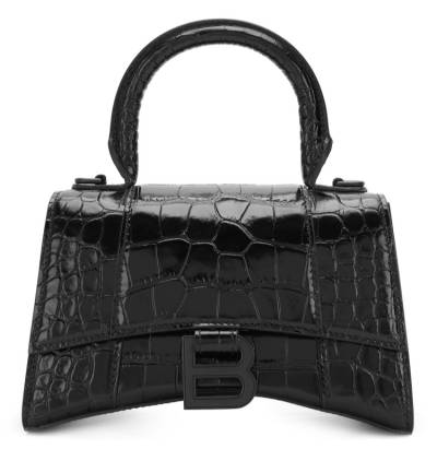 Сумка Balenciaga Hourglass Xs Черная