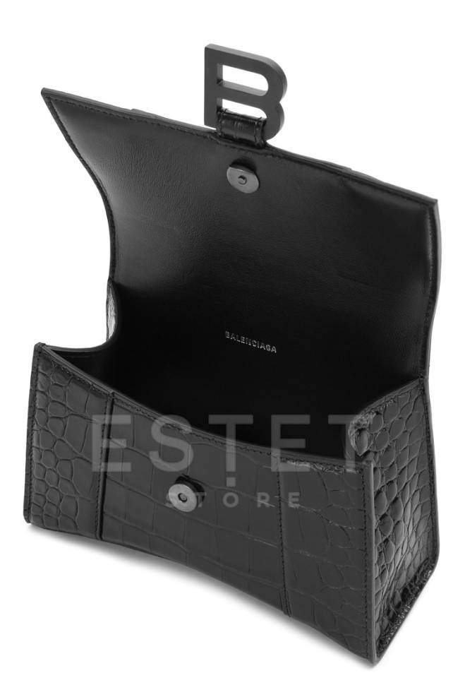 Сумка Balenciaga Hourglass Xs Черная