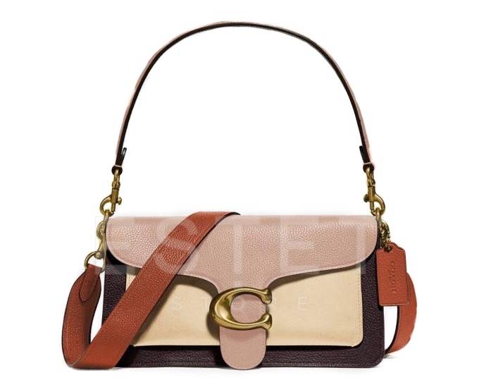 Сумка Coach Tabby 26 Коричнево-бежевая