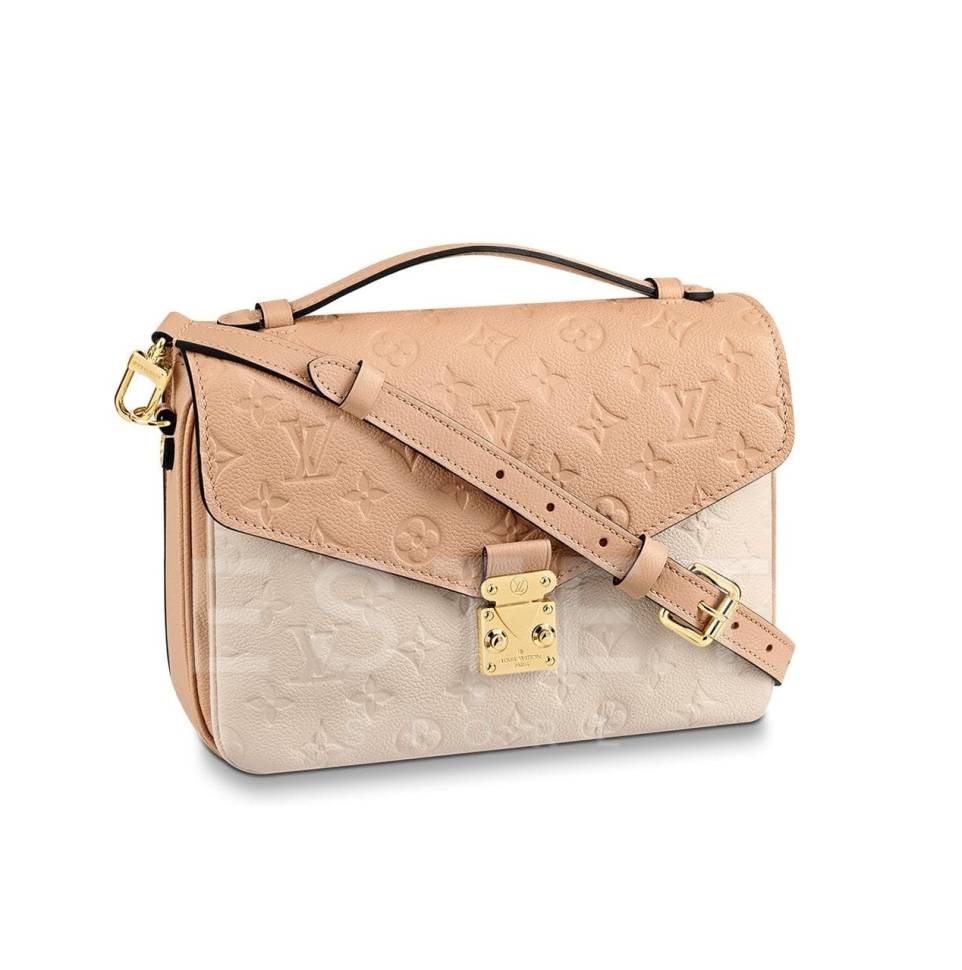 Сумка Louis Vuitton Pochette M Бежевая