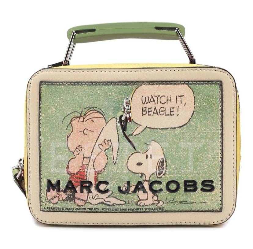 Сумка Marc Jacobs The Mini Box 20 Peanuts X Marc Jacobs Зеленая