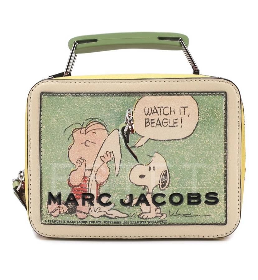 Сумка Marc Jacobs The Mini Box 20 Peanuts X Marc Jacobs Зеленая