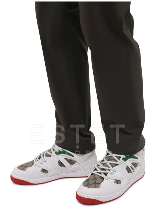 Кроссовки Gucci Basket Белые