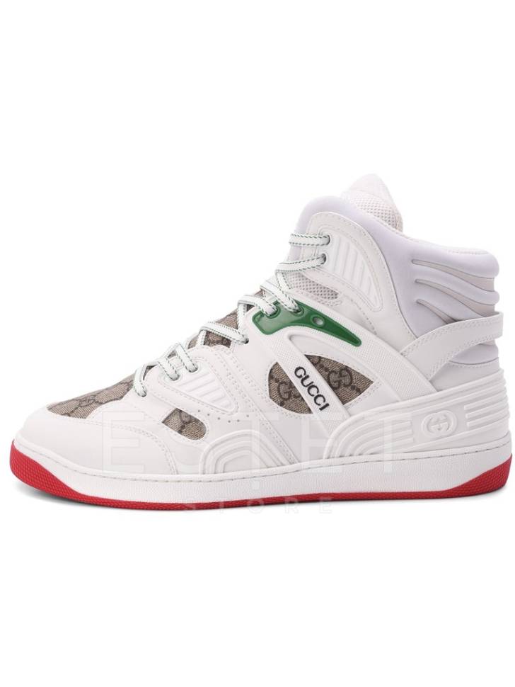 Кроссовки Gucci Basket Белые