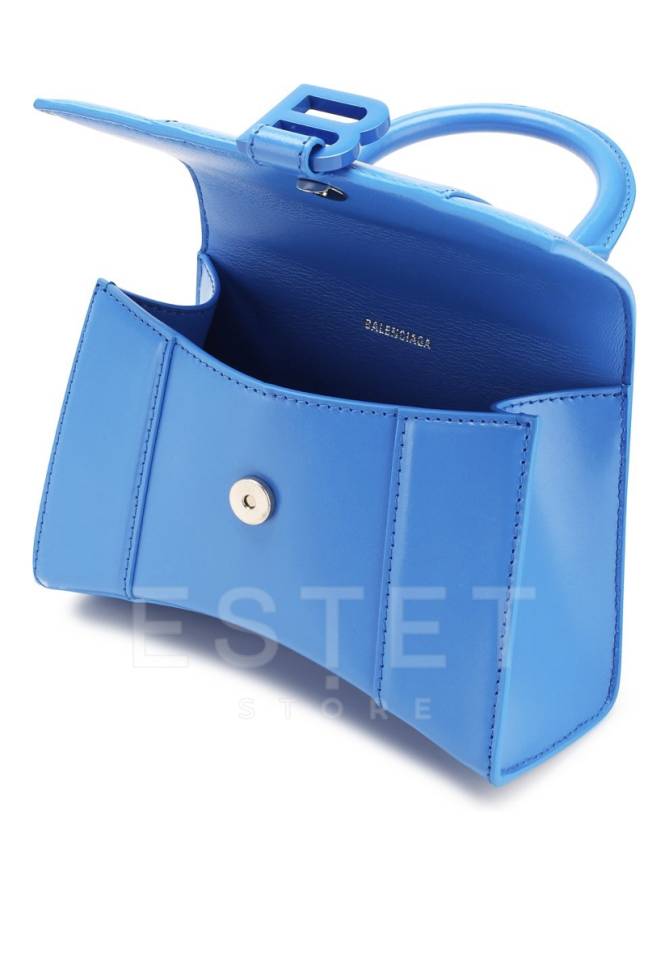 Сумка Balenciaga Hourglass Xs Синяя