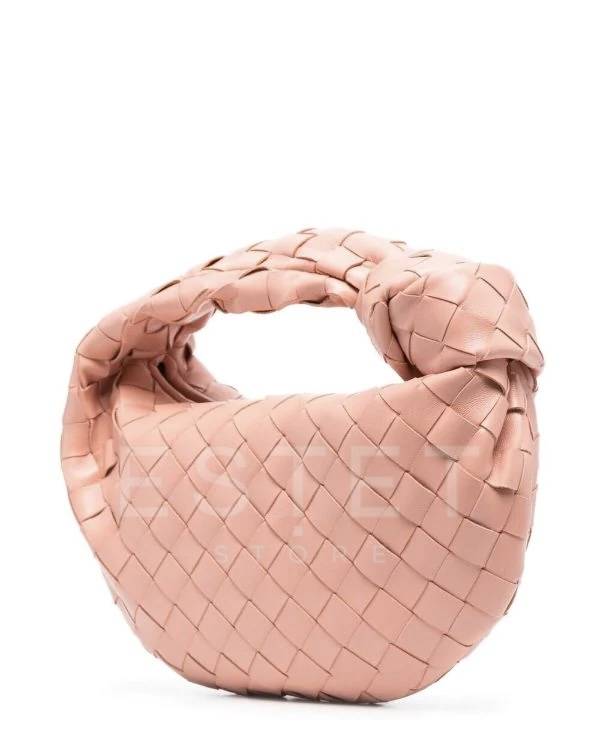 Сумка Bottega Veneta The Mini Jodie Светло-розовая