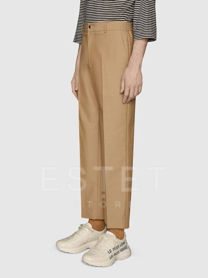 Кроссовки Gucci Rhyton Бежевые