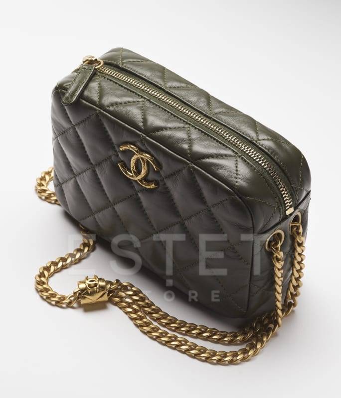 Сумка Chanel Темно-зеленая