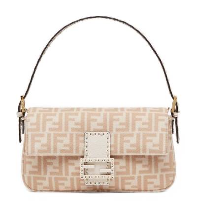 Сумка Fendi Baguette 1997 Бежевая