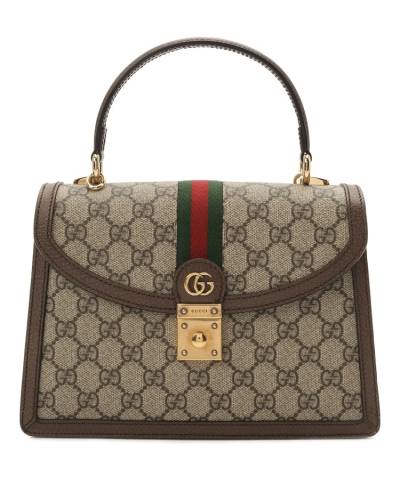 Сумка Gucci Ophidia Коричнево-бежевая