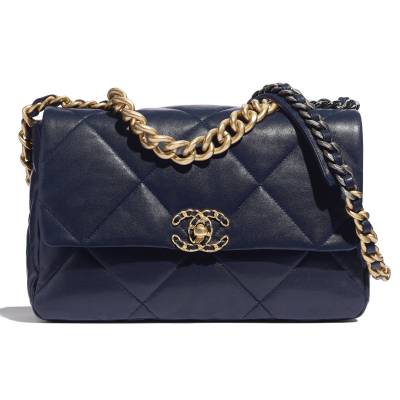 Сумка Chanel Темно-синяя