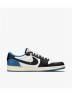 Кроссовки Nike Air Jordan 1 Low Travis Scott X Fragment Белые