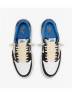 Кроссовки Nike Air Jordan 1 Low Travis Scott X Fragment Белые