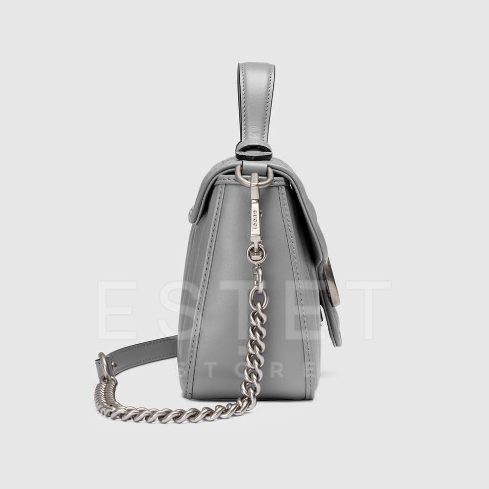 Сумка Gucci Gg Marmont Темно-серая