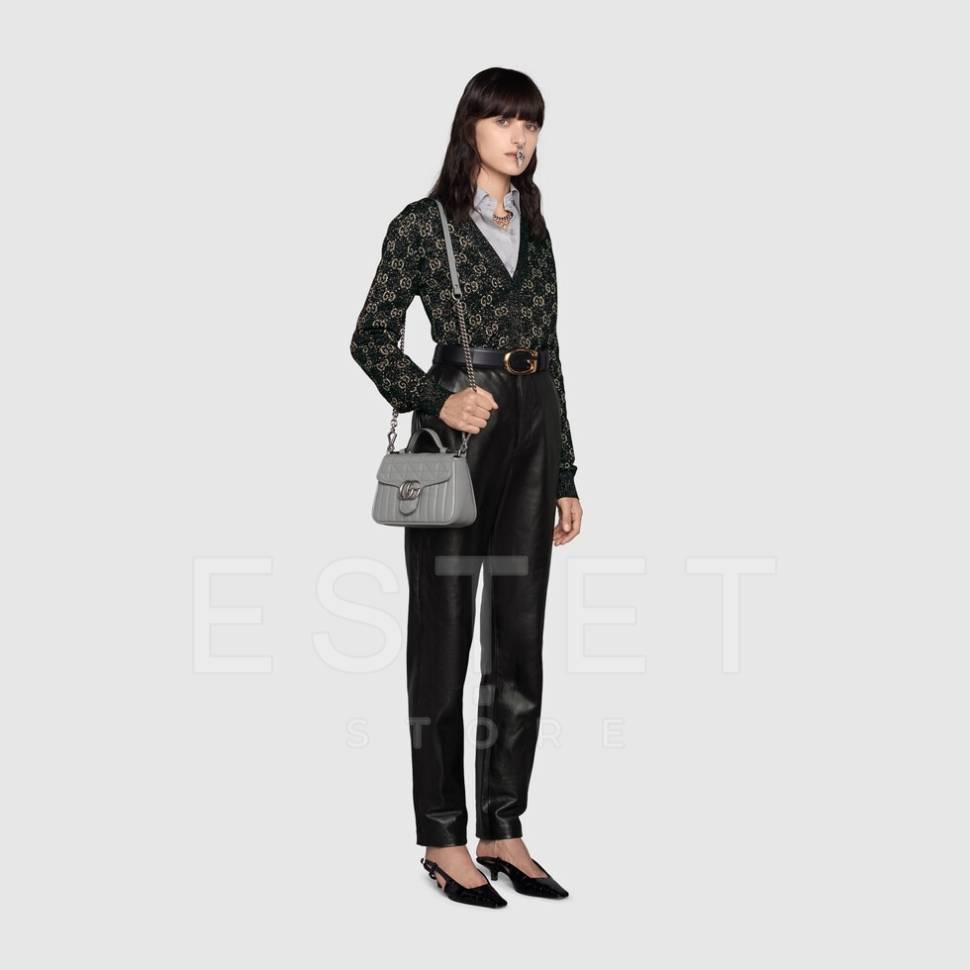 Сумка Gucci Gg Marmont Темно-серая