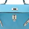 Сумка Hermes Kelly 20 Mini Robin Голубая