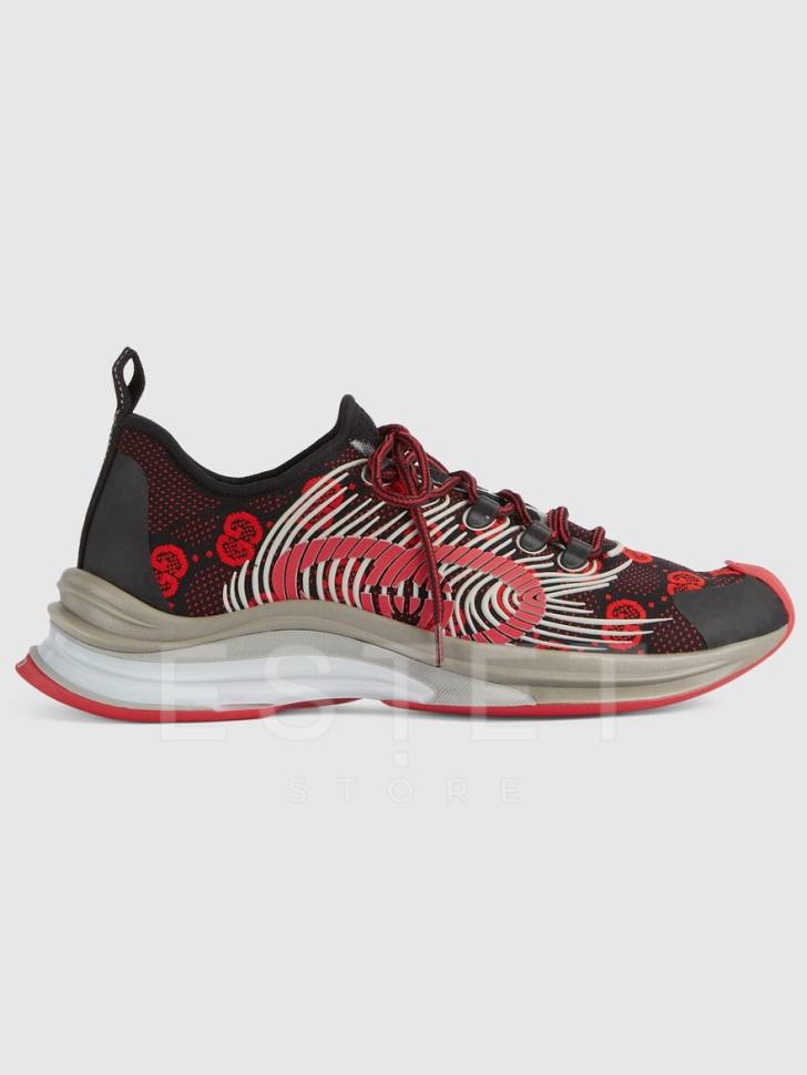 Кроссовки Gucci Run Черные
