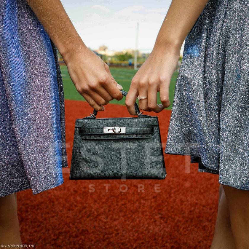 Сумка Hermes Kelly 20 Mini Sellier Черная