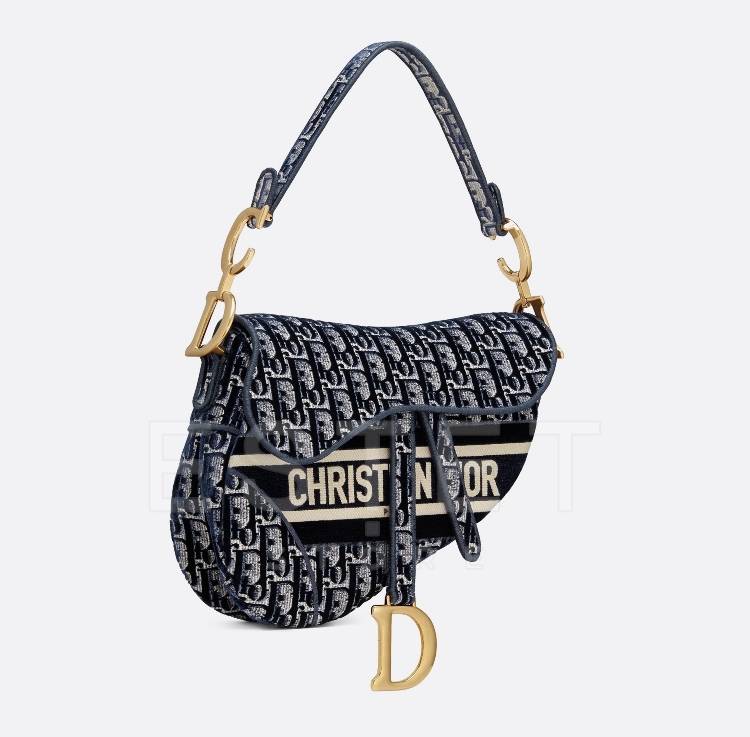 Сумка Dior Saddle Синяя