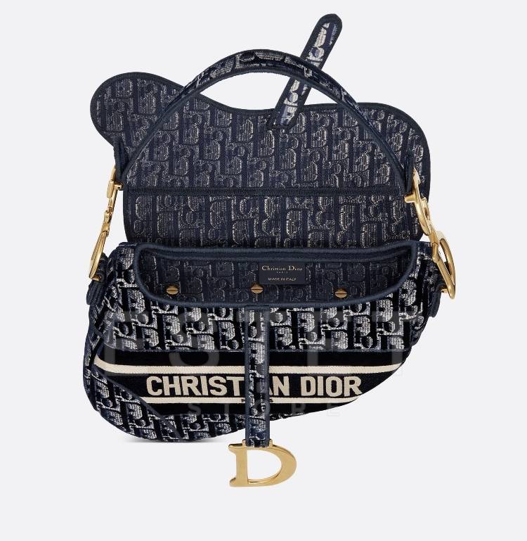 Сумка Dior Saddle Синяя