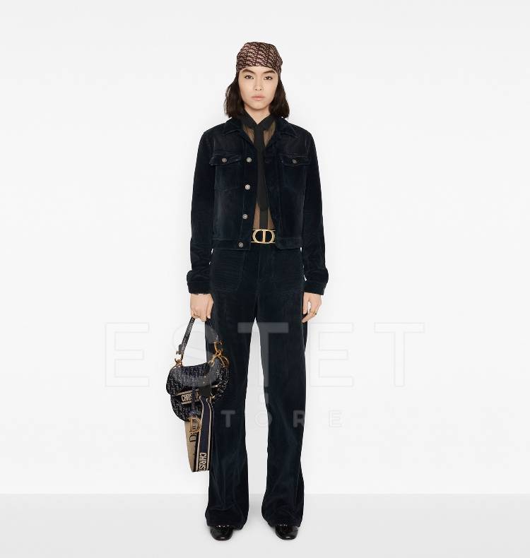 Сумка Dior Saddle Синяя
