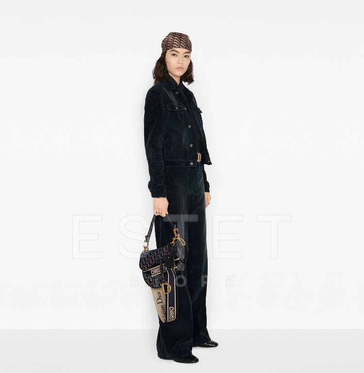 Сумка Dior Saddle Синяя