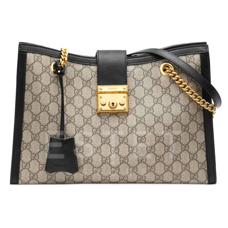Сумка Gucci Padlock Gg Черная