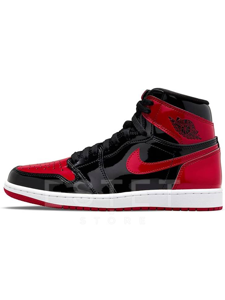 Кроссовки Nike Air Jordan 1 Retro High Og Patent Bred Красные